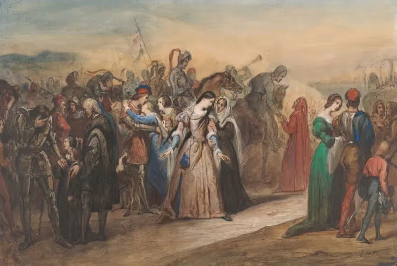Lénore, or The Return of the Army — Ary Scheffer