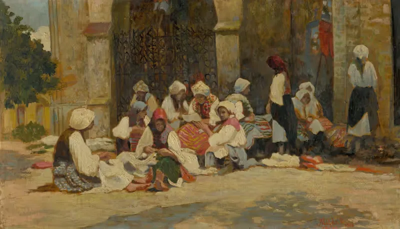 Na púti v Levoči by Florián Milan, 1918 — digital art print download