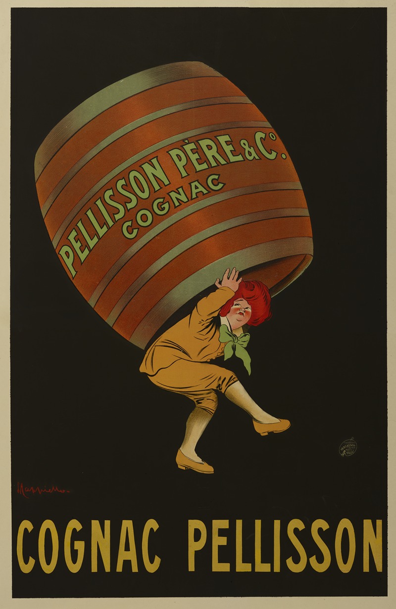 Pellisson père et Cie Cognac by Leonetto Cappiello, 1910 — digital art print download