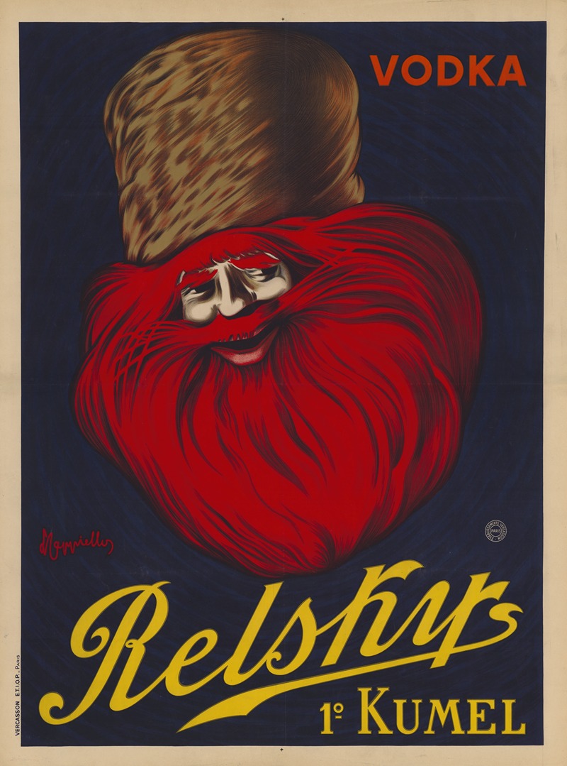 Vodka Relskys, 1° Kumel by Леонетто Каппьелло, 1911 — digital art print download