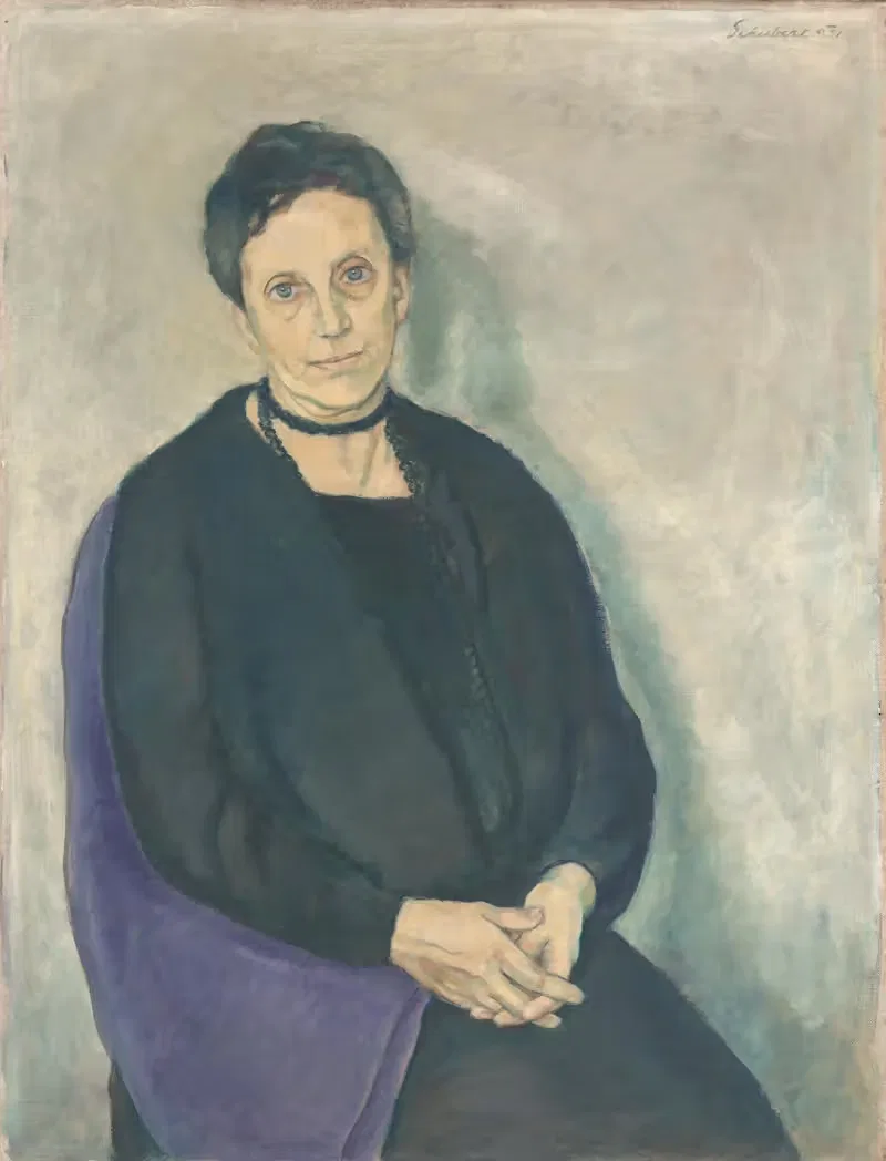 Portrait of Mother — Július Schubert