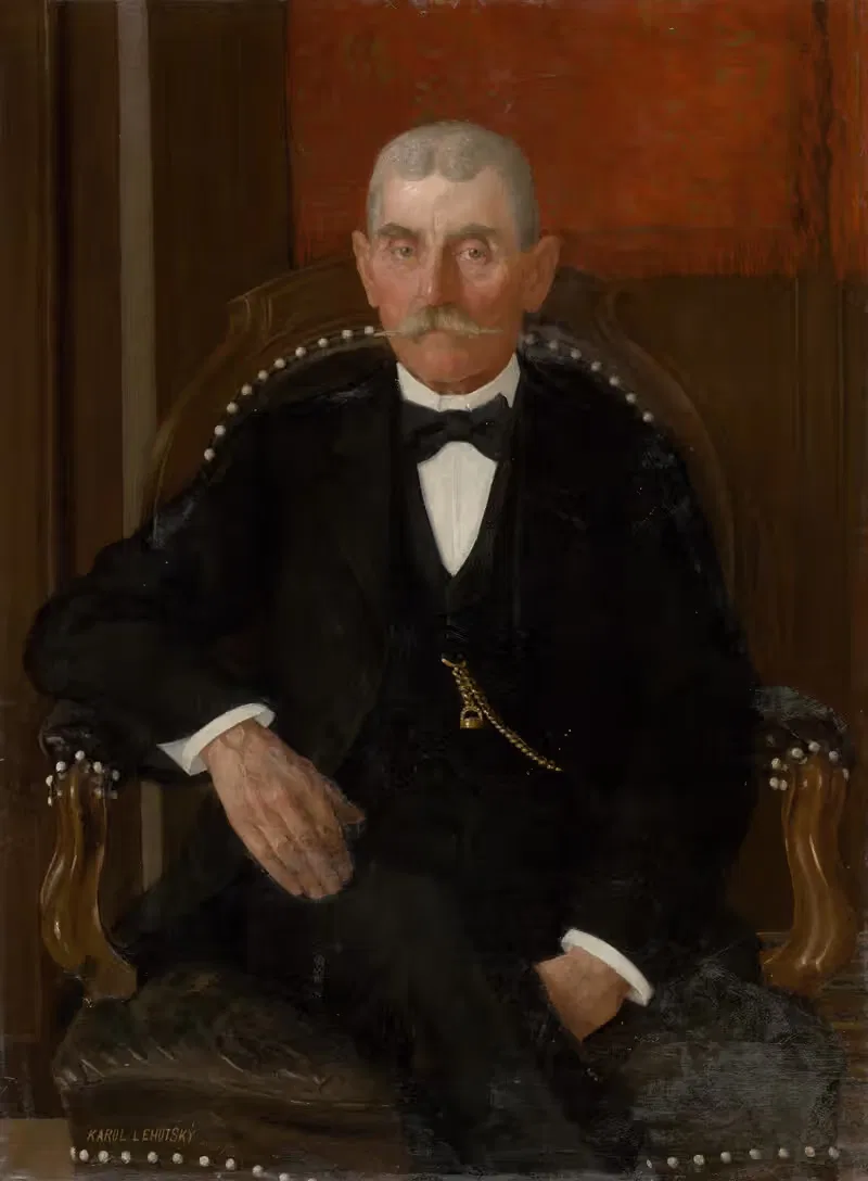 Portrait of Ján Danko — Karol Miloslav Lehotský