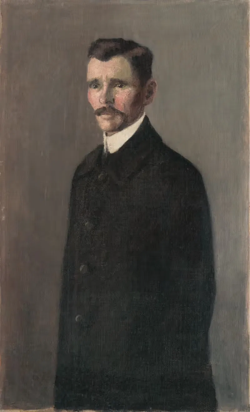Портрет мужчины в черном by Константин Ковари-Качмарик, 1900–1904 — digital art print download