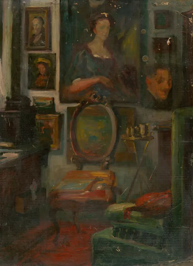 Ателье художника by Людовит Питтхордт, 1940 — digital art print download