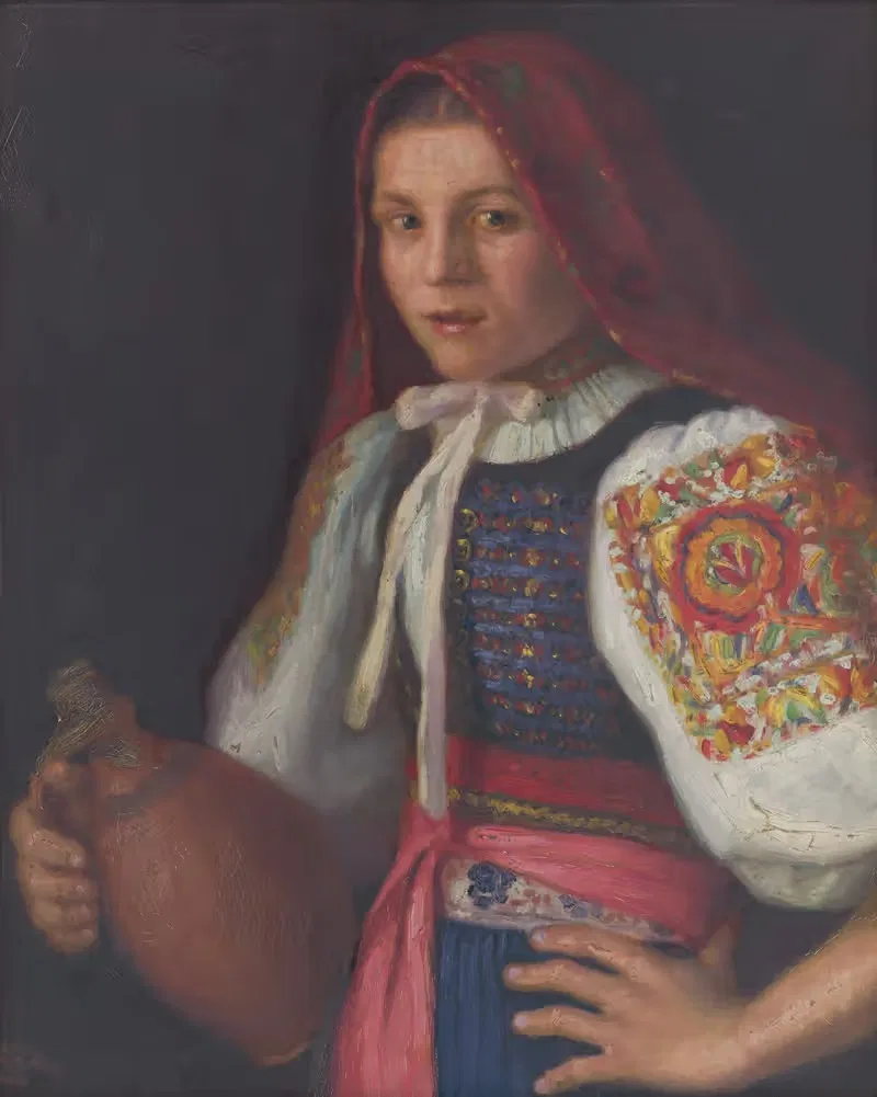 Девушка из Тренчина by Штефан Страка, 1924 — digital art print download