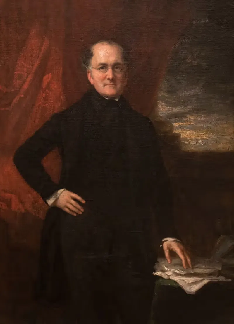 Джеймс Ленокс (1800-1880) by Джордж Питер Александр Хили, 1800-1880 — digital art print download