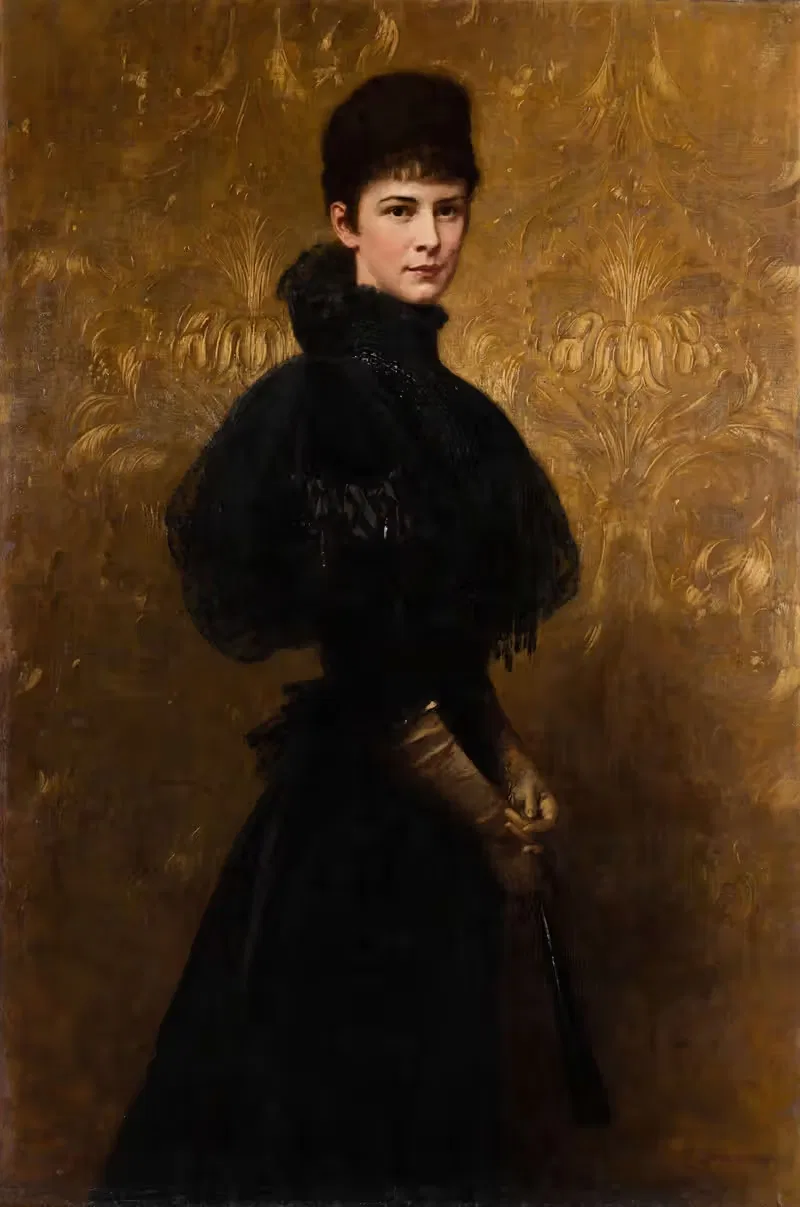 Portrait of Empress Elisabeth — Gyula Benczúr