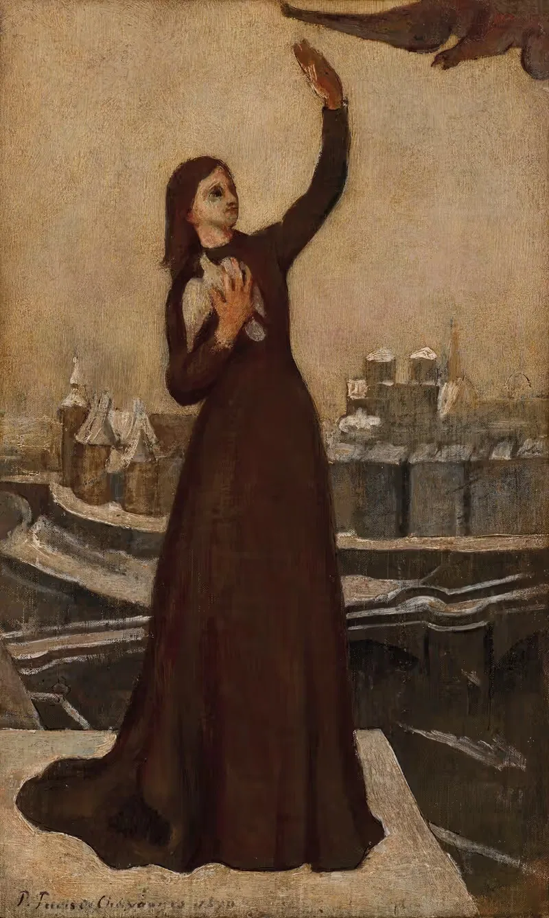 Étude pour 'Le Pigeon voyageur' — Pierre Puvis de Chavannes
