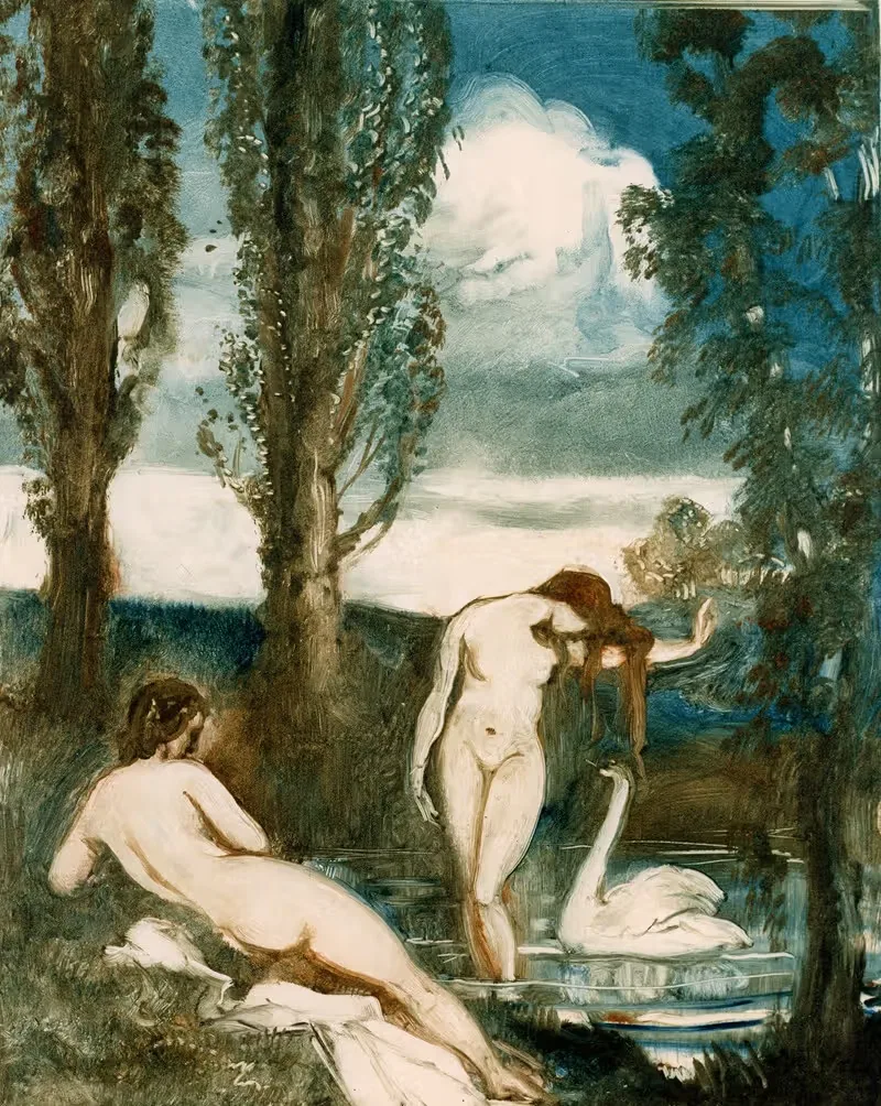 Купальщицы by Альберт Штернер, 1931 — digital art print download