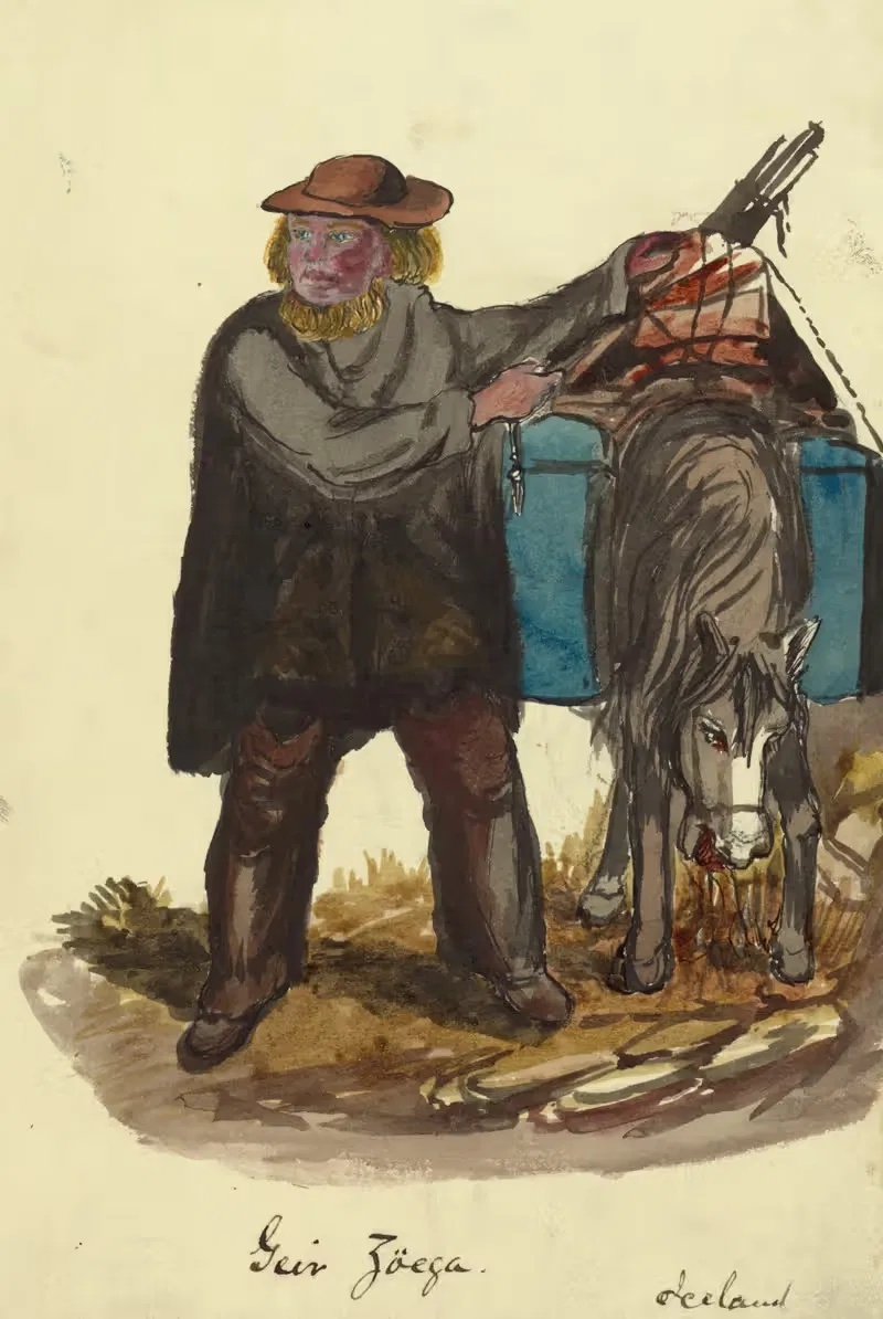 Гейр З'ега Исландия by Баярд Тейлор, 1862 — digital art print download