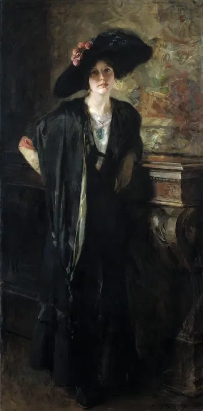 My Daughter Gladys by Irving Ramsay Wiles — digital art print download