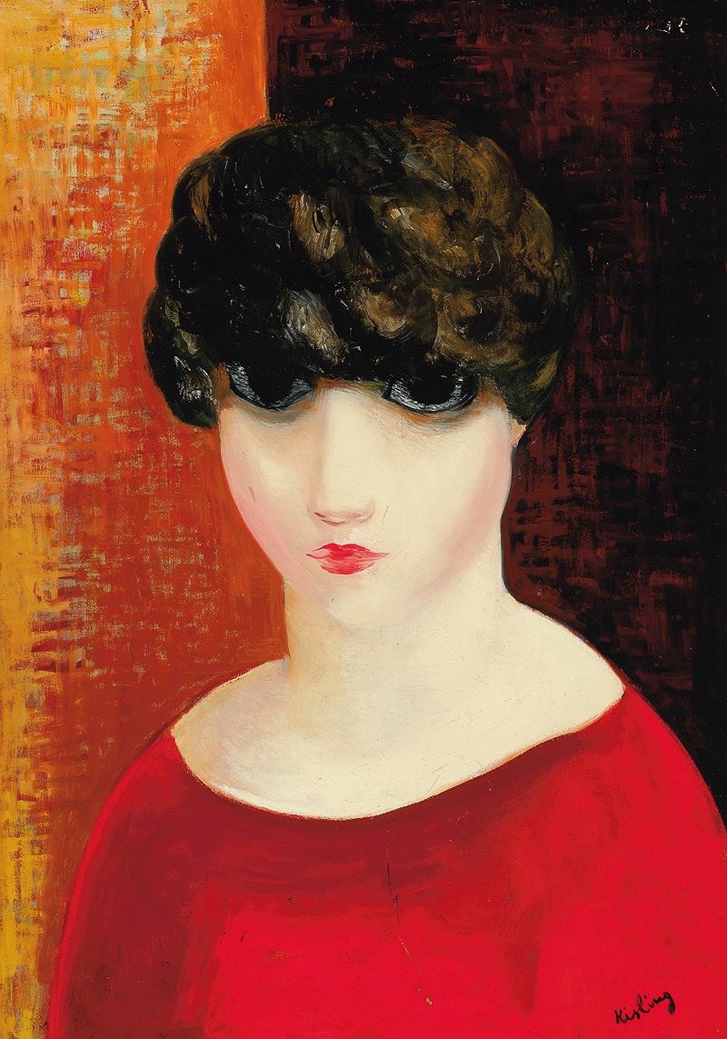 Портрет by Моис Кислинг, 1919 — digital art print download