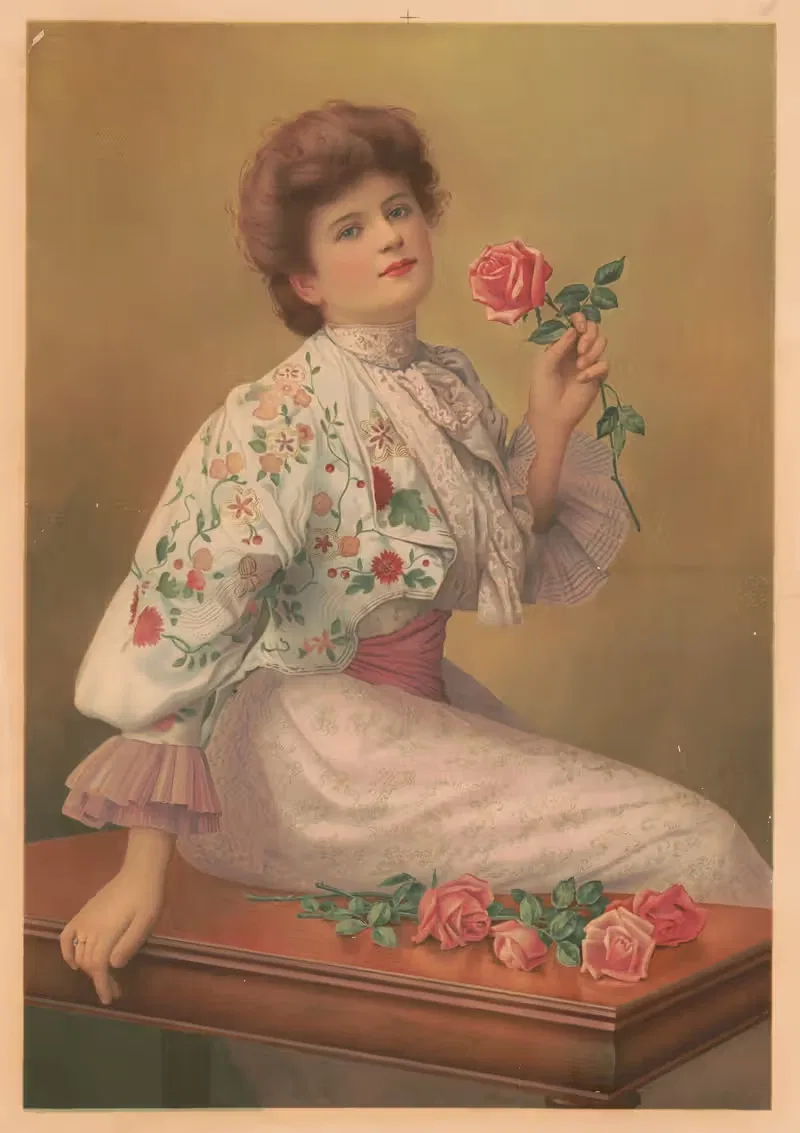 Американские красавицы by Аноним, 1890 — digital art print download