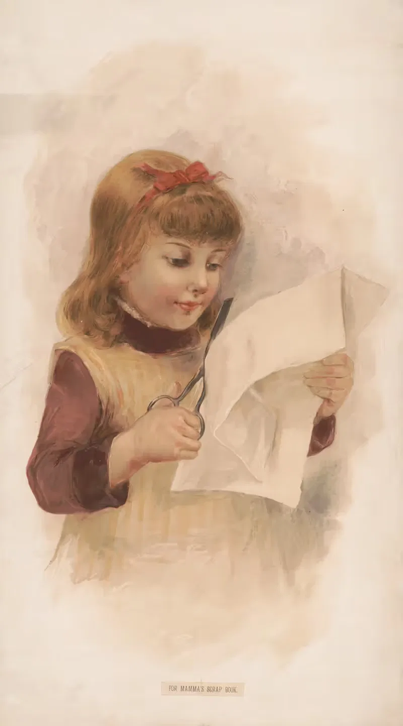 Для маминого альбома by Аноним, 1888 — digital art print download