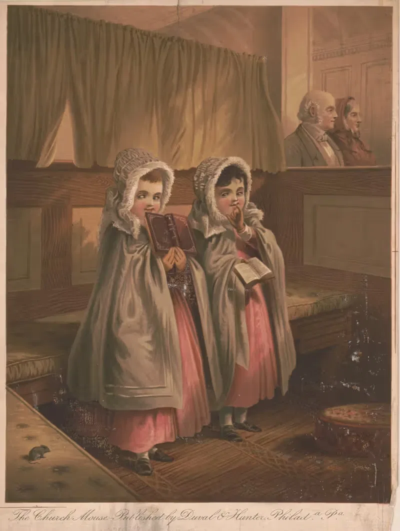 Церковная мышь by Аноним — digital art print download