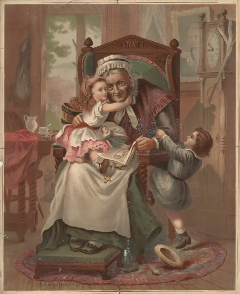 Старое кресло by Армстронг и Ко Лит., 1873 — digital art print download
