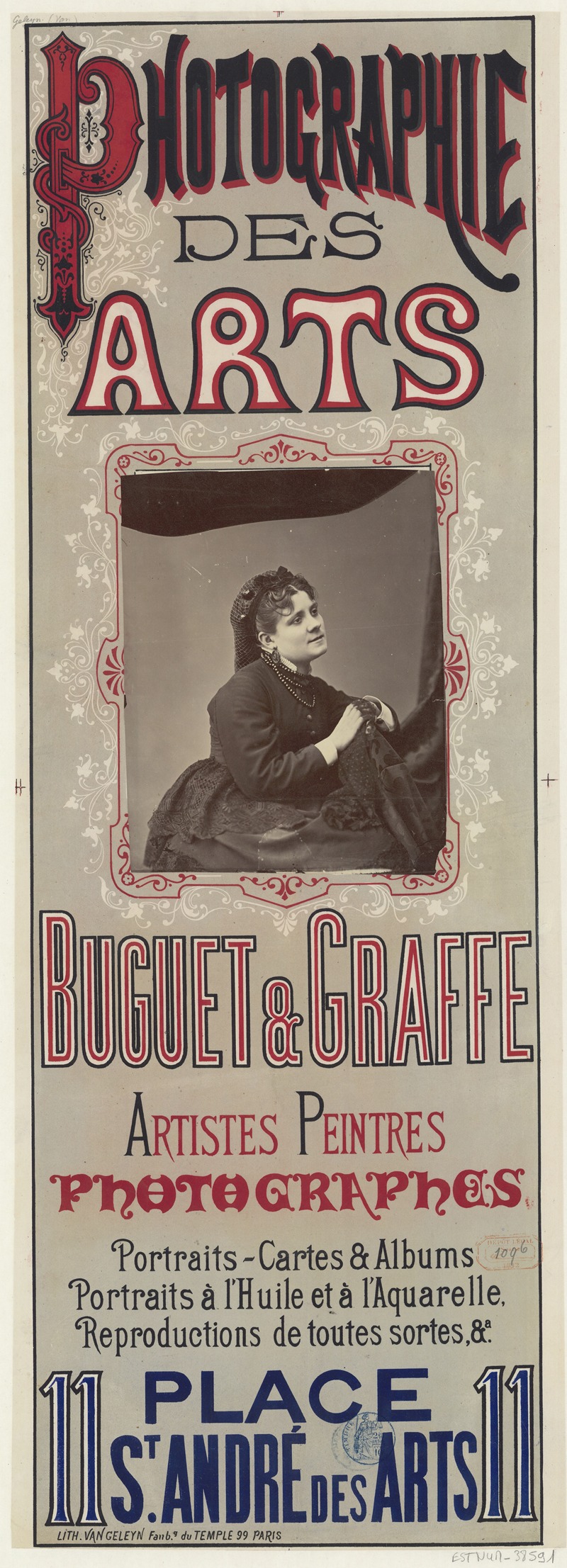 Photographie des Arts by Lith. Van Geleyn, 1872 — digital art print download