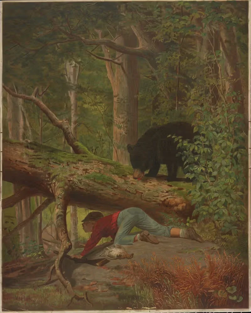A surprise party by Bencke & Scott, 1872 — digital art print download