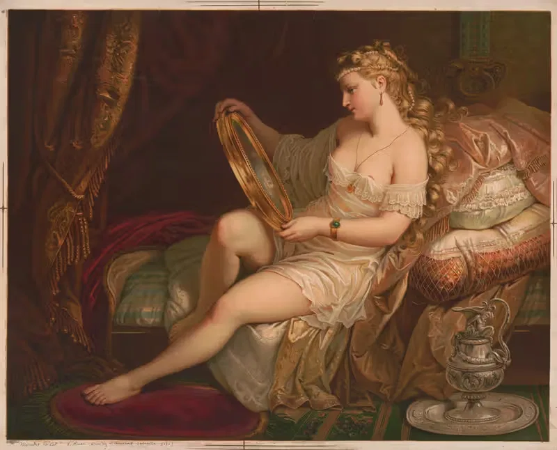 Утренний туалет by Эдмунд Фёрстер и Ко, 1872 — digital art print download