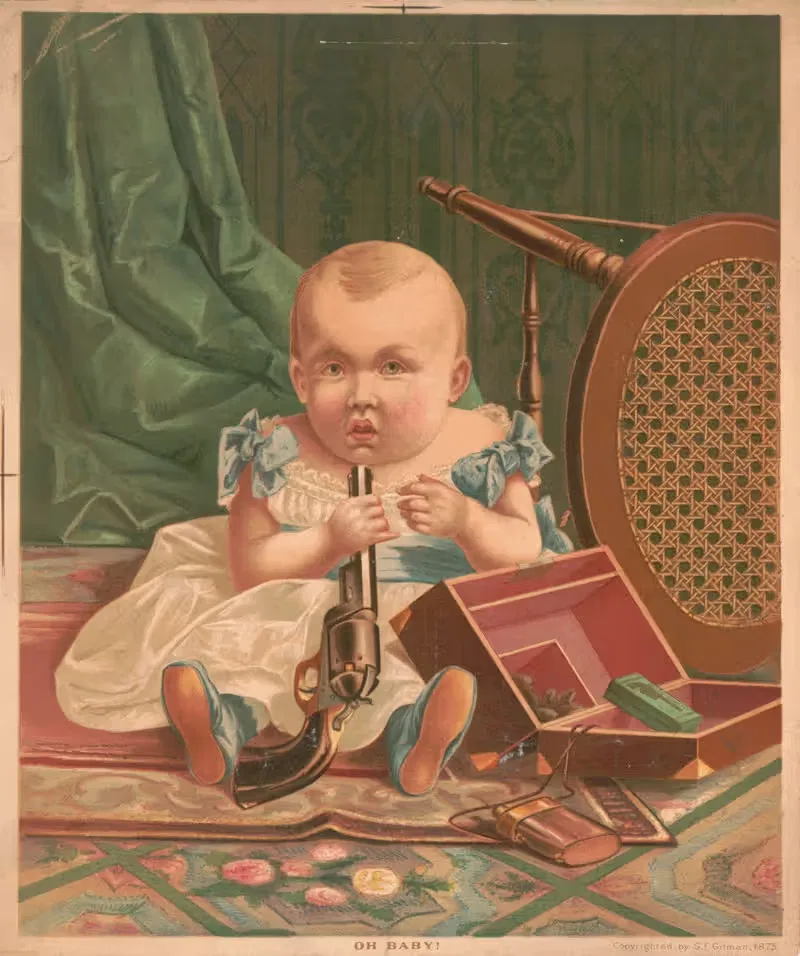 О, малыш! by Г.Ф. Гилман, 1875 — digital art print download