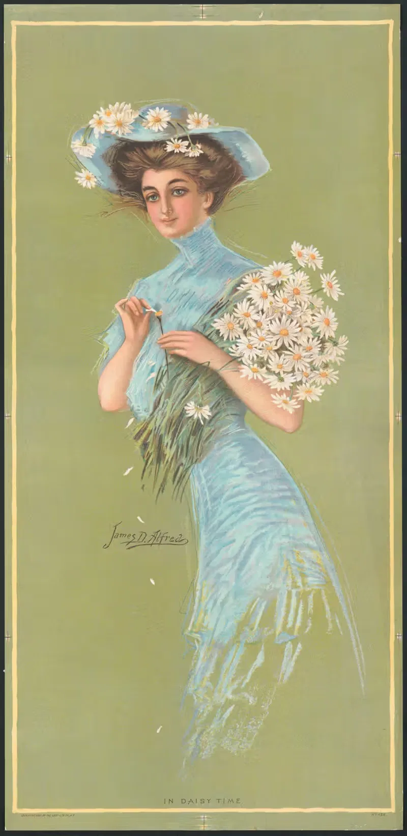 Время ромашек by Грей Литхо. Ко, 1907 — digital art print download
