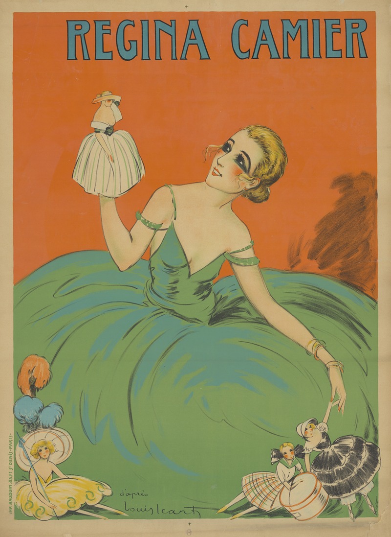 Régina Camier by Louis Icart — digital art print download