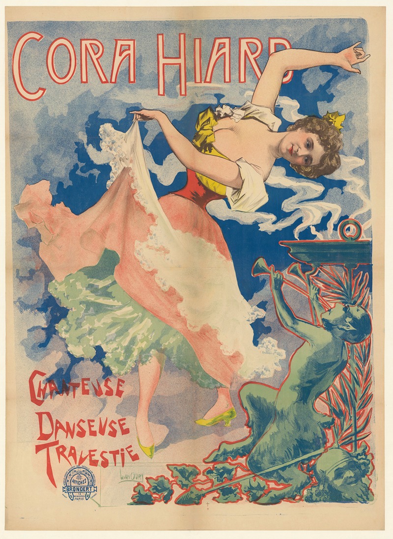 Cora Hiard, chanteuse, danseuse, travestie — Луи Ури