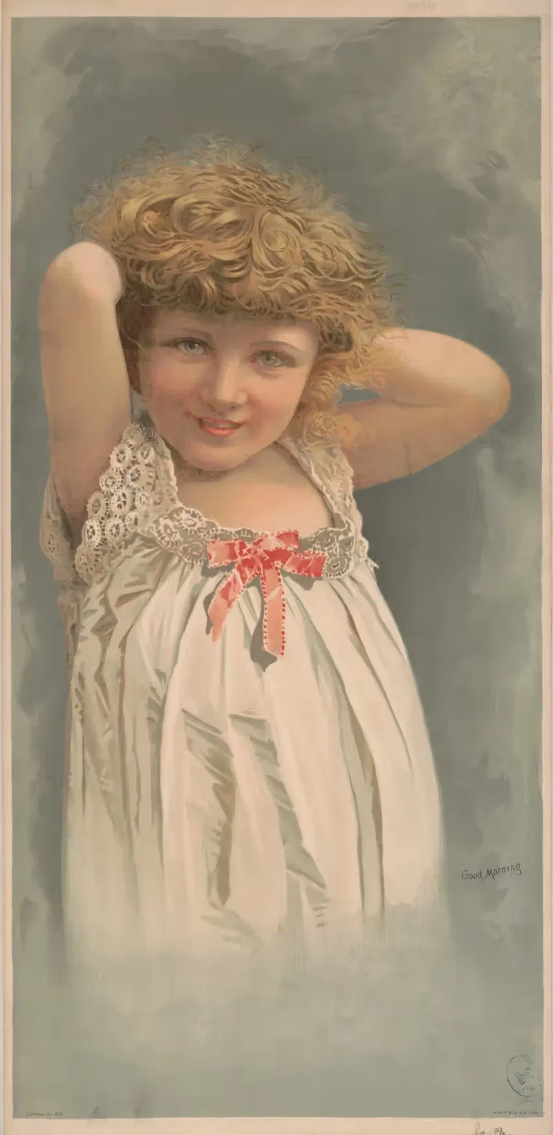 Доброе утро by Кнапп и Ко, 1889 — digital art print download