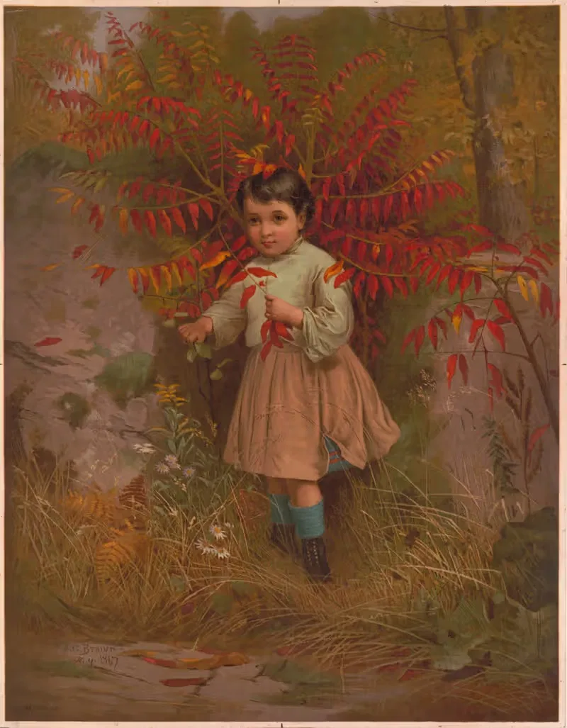 Маленькая Бо Пип by Луи Пранг и Ко, 1867 — digital art print download