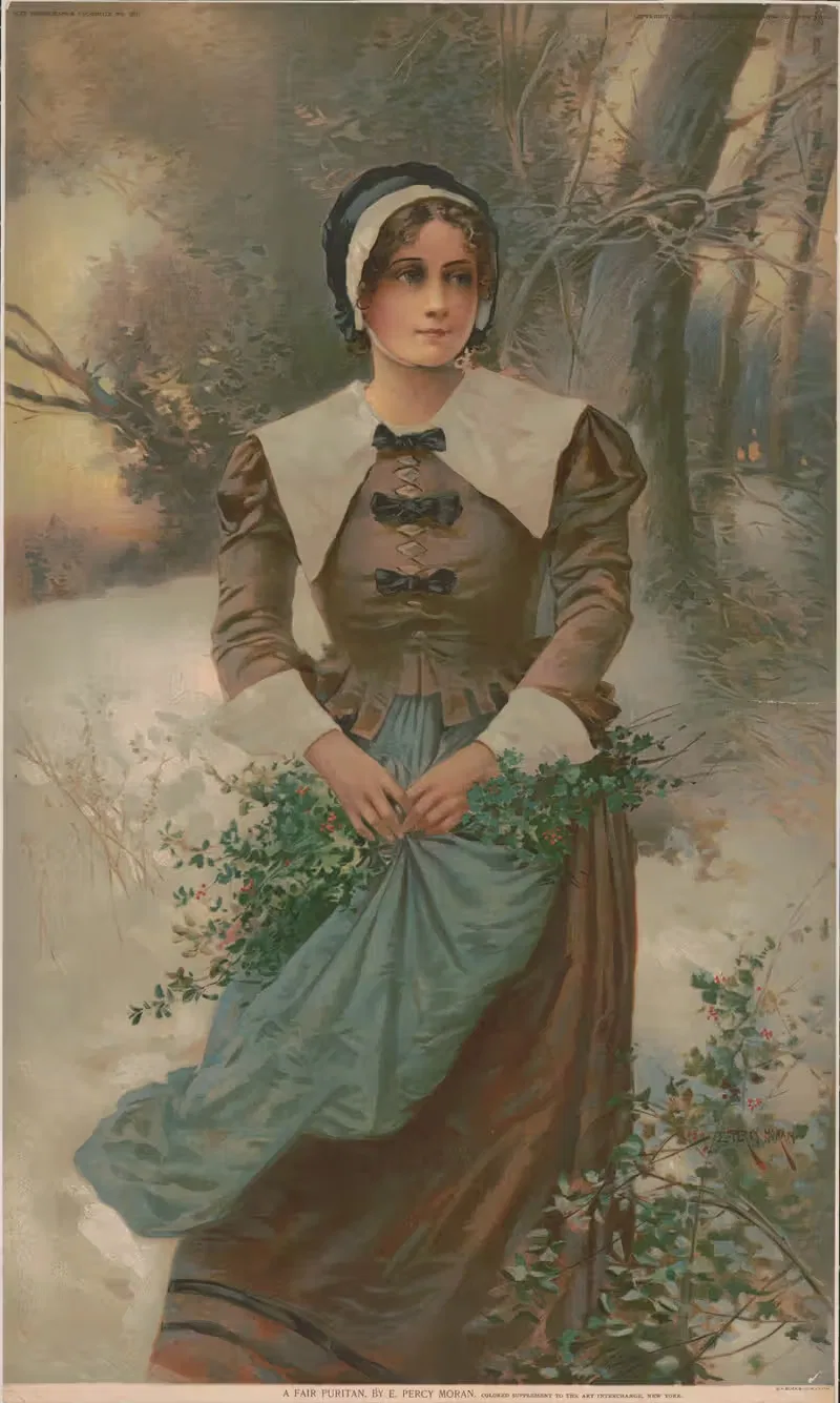 Справедливая пуританка by Эдвард Перси Моран, 1897 — digital art print download