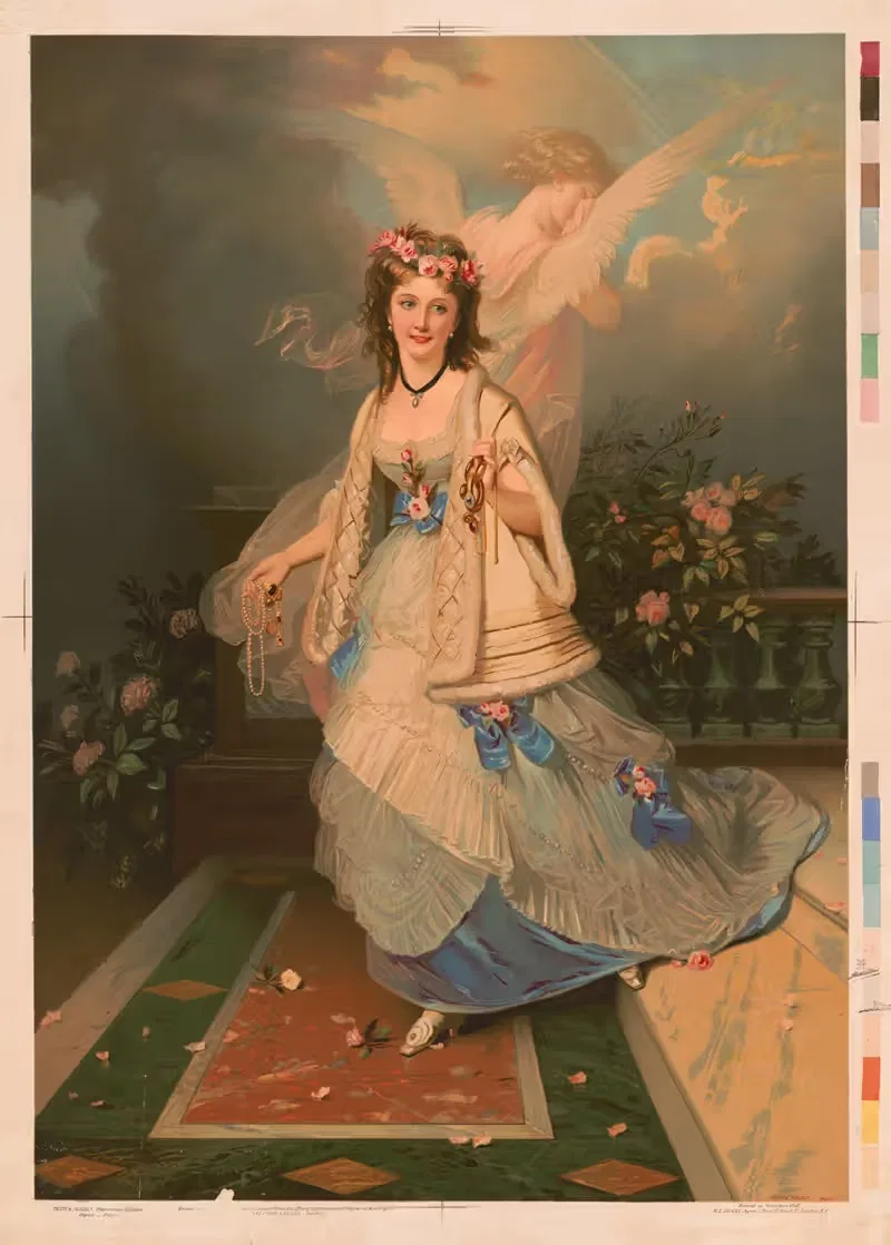 Дорога к разорению by Тестю и Массен, 1872 — digital art print download