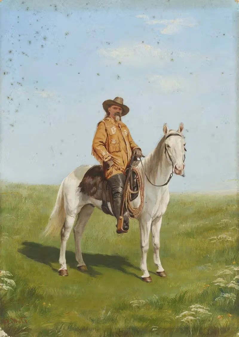 Boer Leader on a White Horse — Alexander Amandus von Wahl