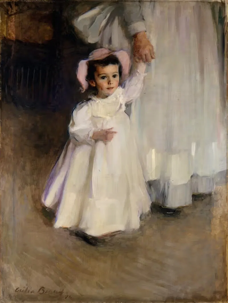 Эрнеста (ребенок с няней) by Сесилия Бокс, 1894 — digital art print download