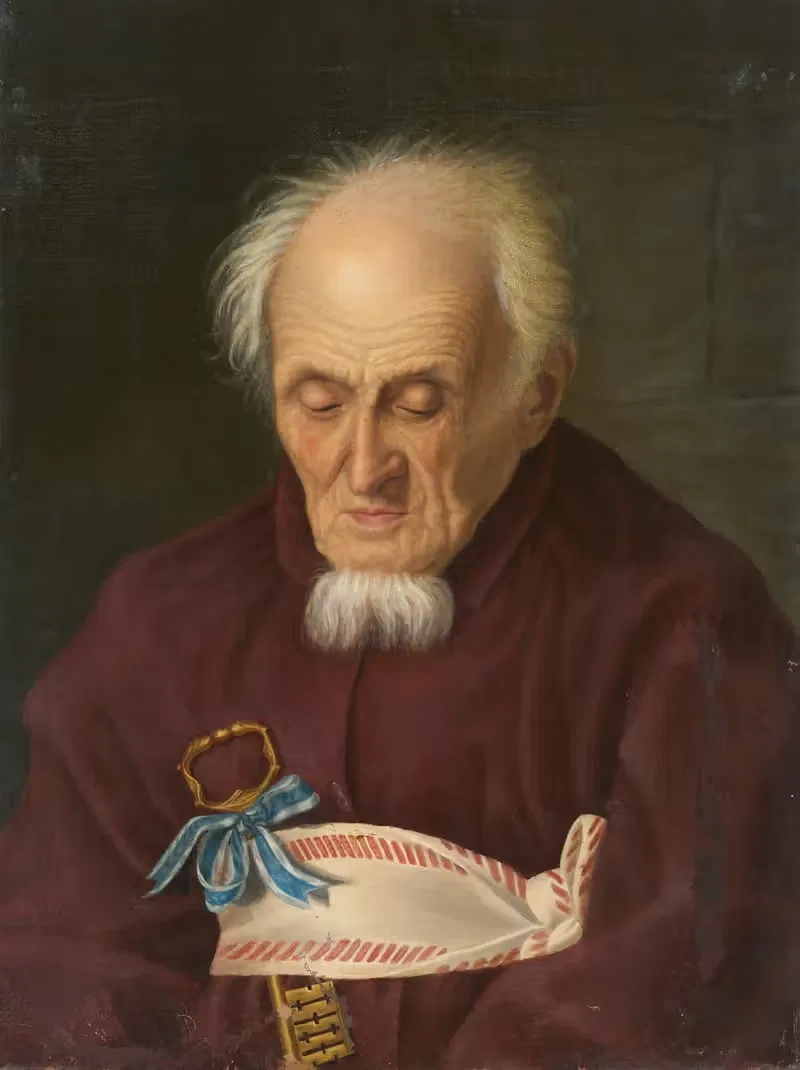 Brustbild eines Greises namens Ginter by Crescentia Stadler, 1830 — digital art print download