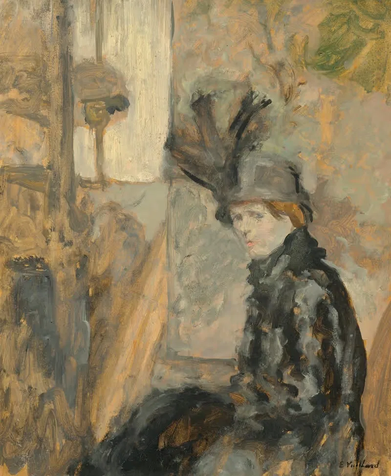 Le Shako à aigrette, Lili Lamy — Édouard Vuillard