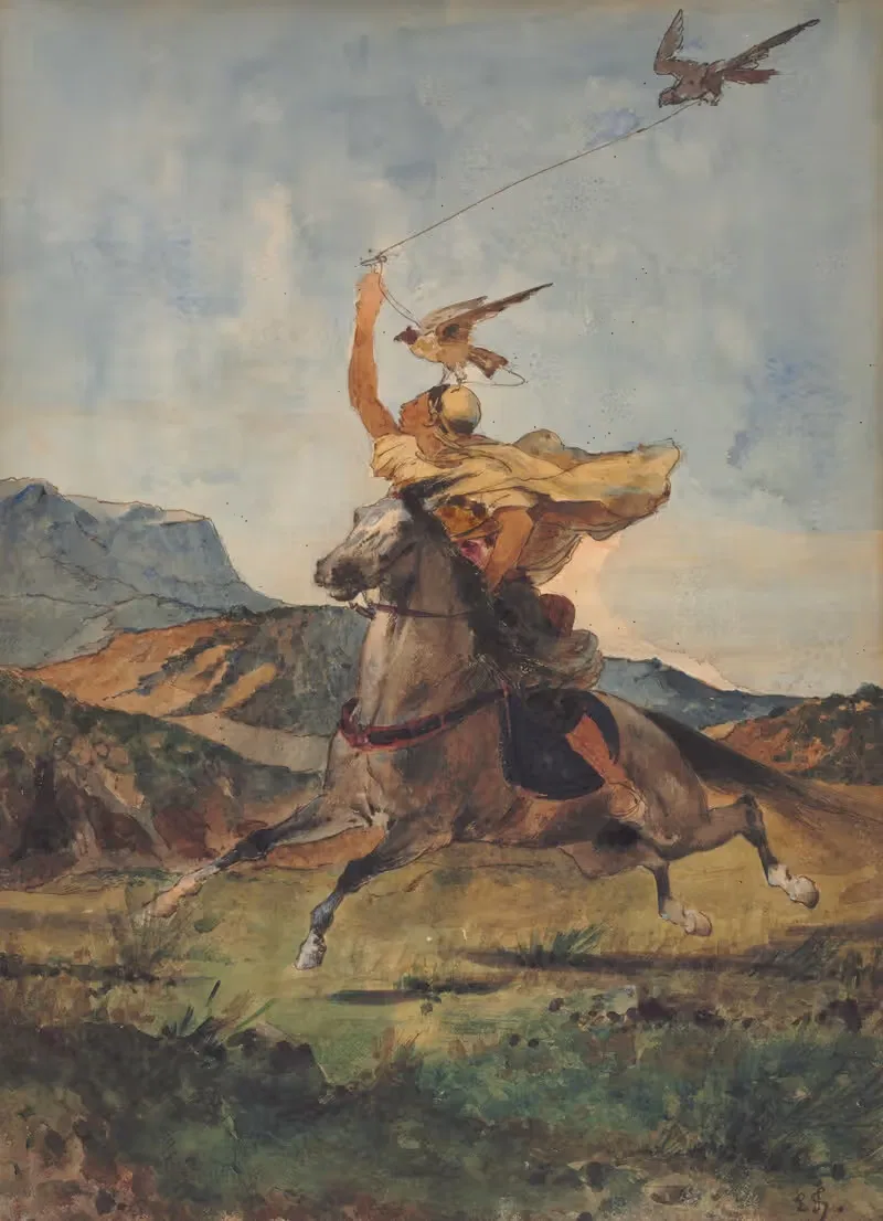 The Falconer — Eugène Fromentin