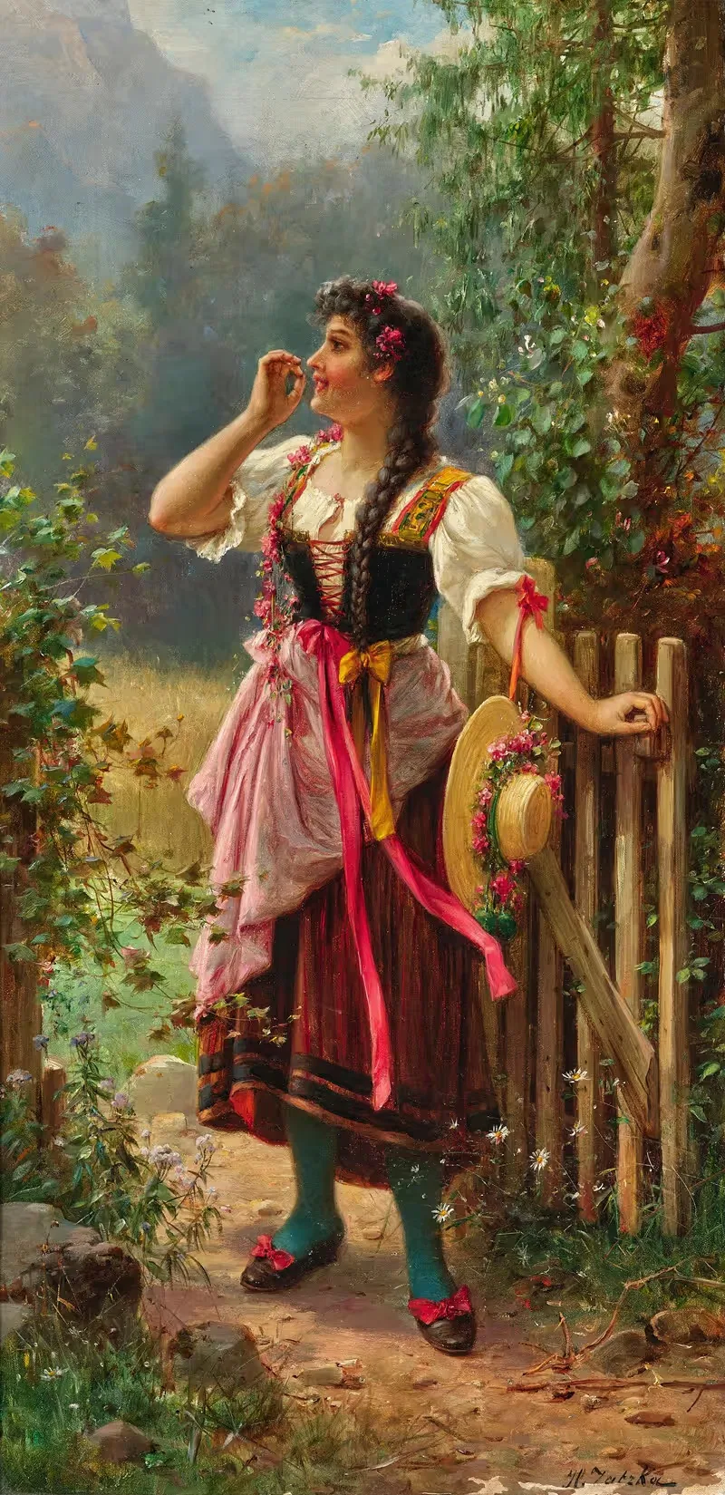 В счастье и солнце by Ганс Зацка — digital art print download