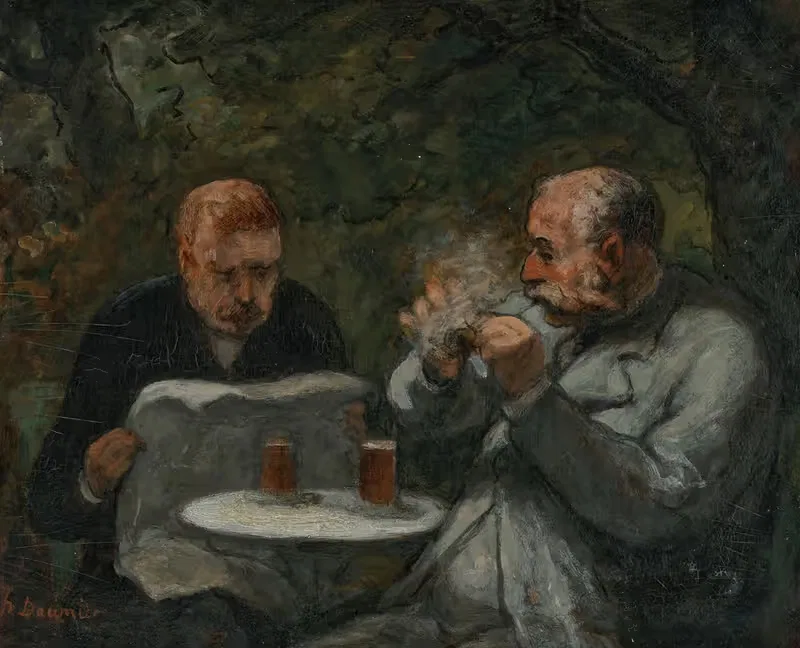 Пьяницы by Оноре Дома — digital art print download