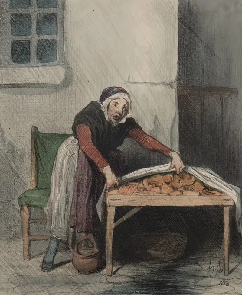 Каждый обожженный боится холодной воды by Оноре Дома, 1843 — digital art print download