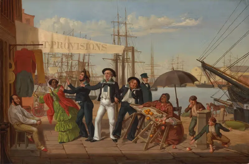После долгого круиза by Джон Карлин, 1857 — digital art print download