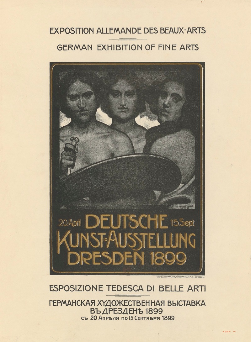 Kunst-Ausstellung Dresden 1899 — Moritz Weinholdt
