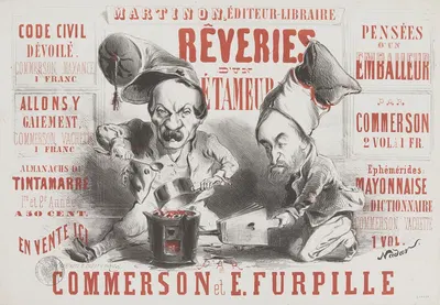 Rêveries d'un étameur par Comerson et Furpille1854 by Nadar — digital art print download