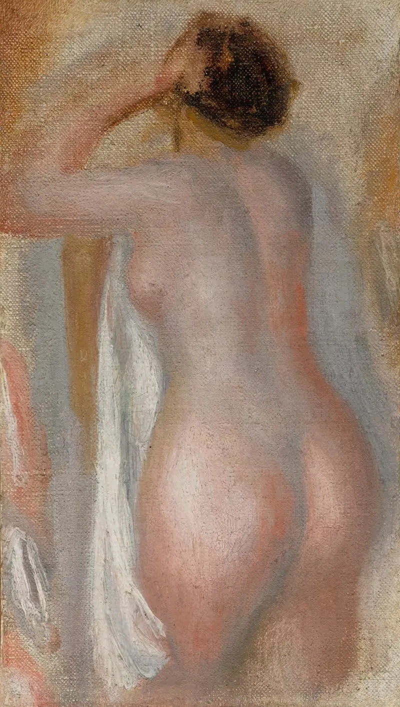 Ню сзади by Пьер-Огюст Ренуар, 1900 — digital art print download