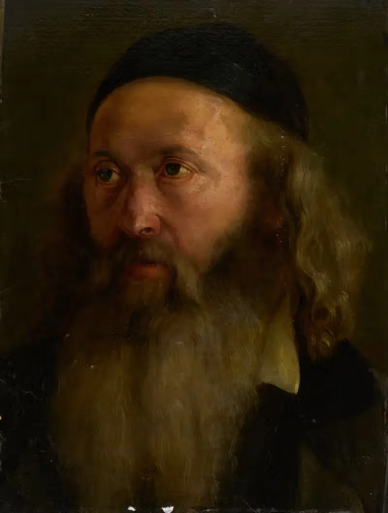Kopf eines älteren Herrn mit langem Bart by Wilhelm Dürr, 1870 - 1890 — digital art print download