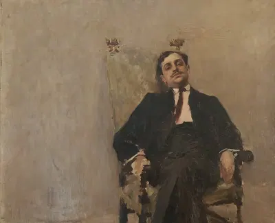 Retrato del Sr. Juan Carlos Muñoz by Carlos Federico Sáez, 1899 — digital art print download