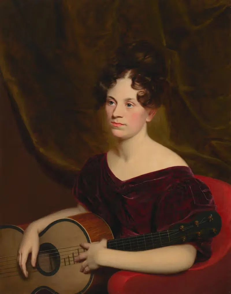 Кора Ливингстон by Чарльз Кромвелл Ингам, c. 1833 — digital art print download