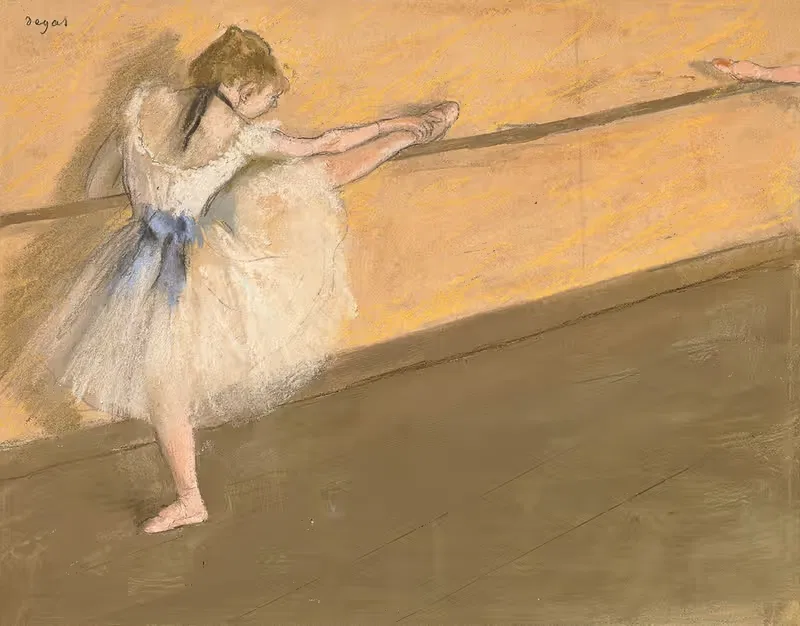 Danseuse à la barre by Edgar Degas, 1877 — digital art print download