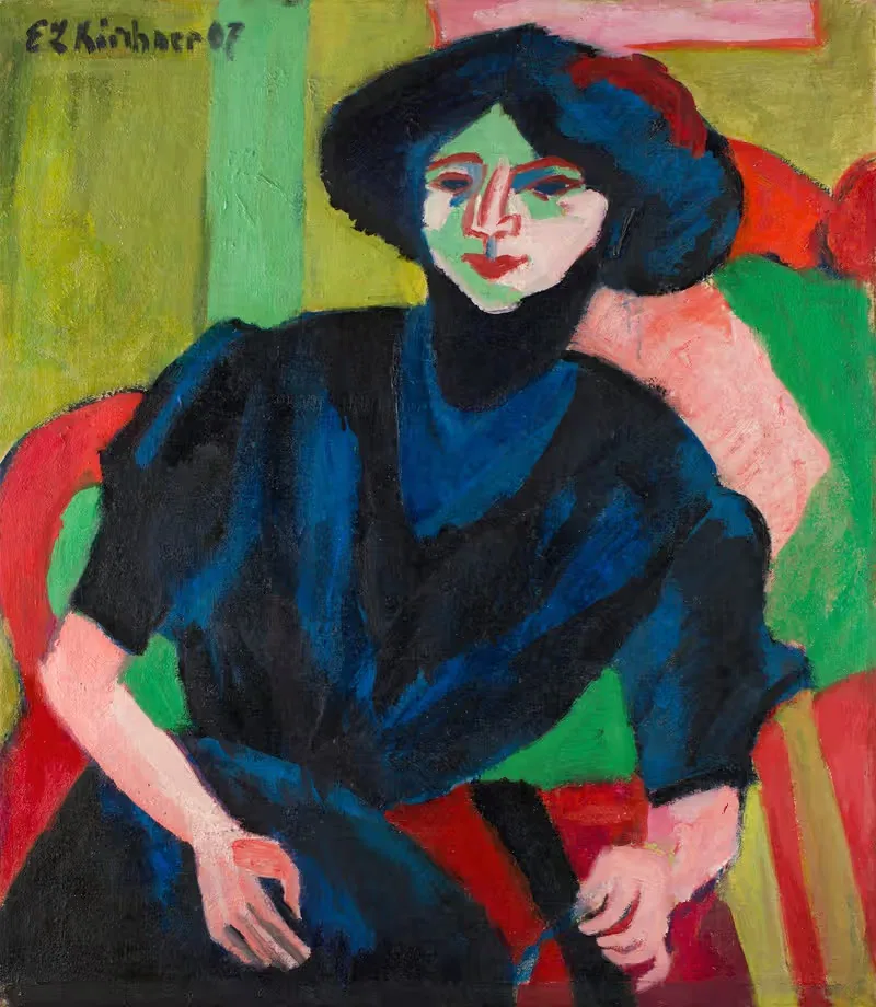 Portrait of Gerti — Ernst Ludwig Kirchner