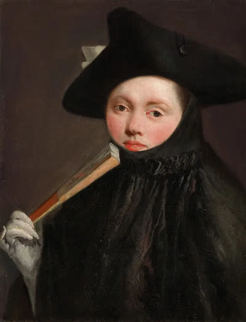 Young Lady in a Tricorn Hat — Giovanni Battista Tiepolo