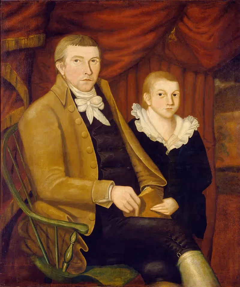 Father and Son by Jonathan Budington, 1800 — digital art print download